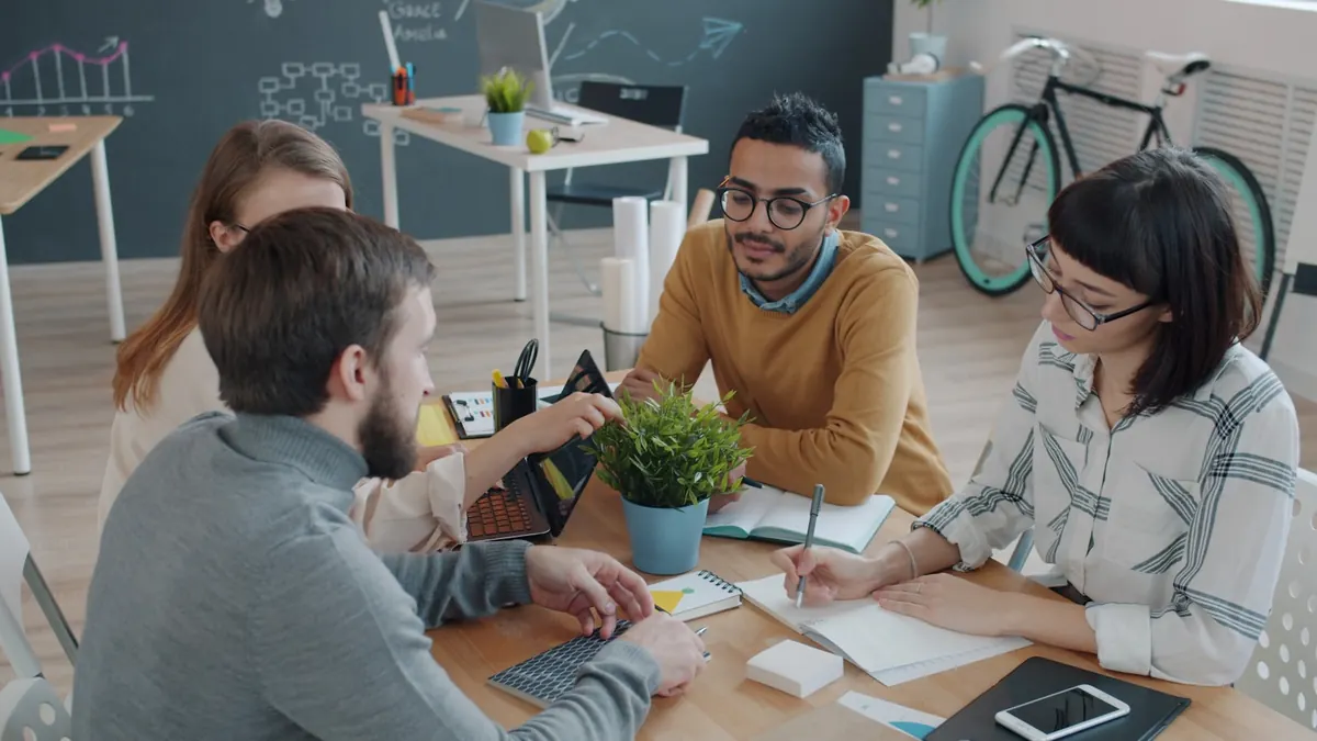 Workshop-Session im Büro