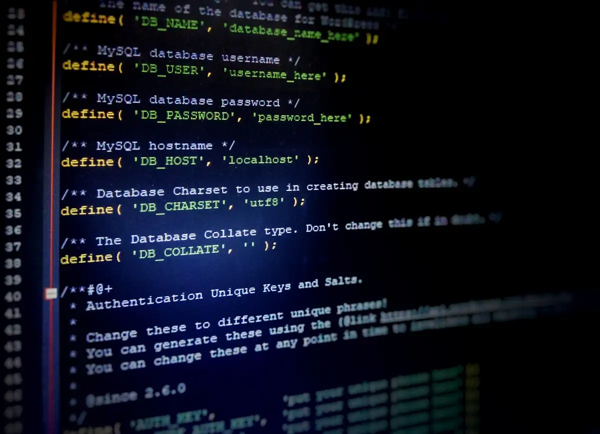 Codeansicht mit einer JSON-Antwort auf dem Bildschirm