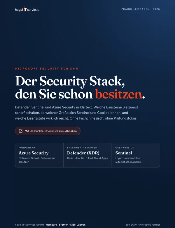 Der Microsoft Security Stack für KMU — Cover