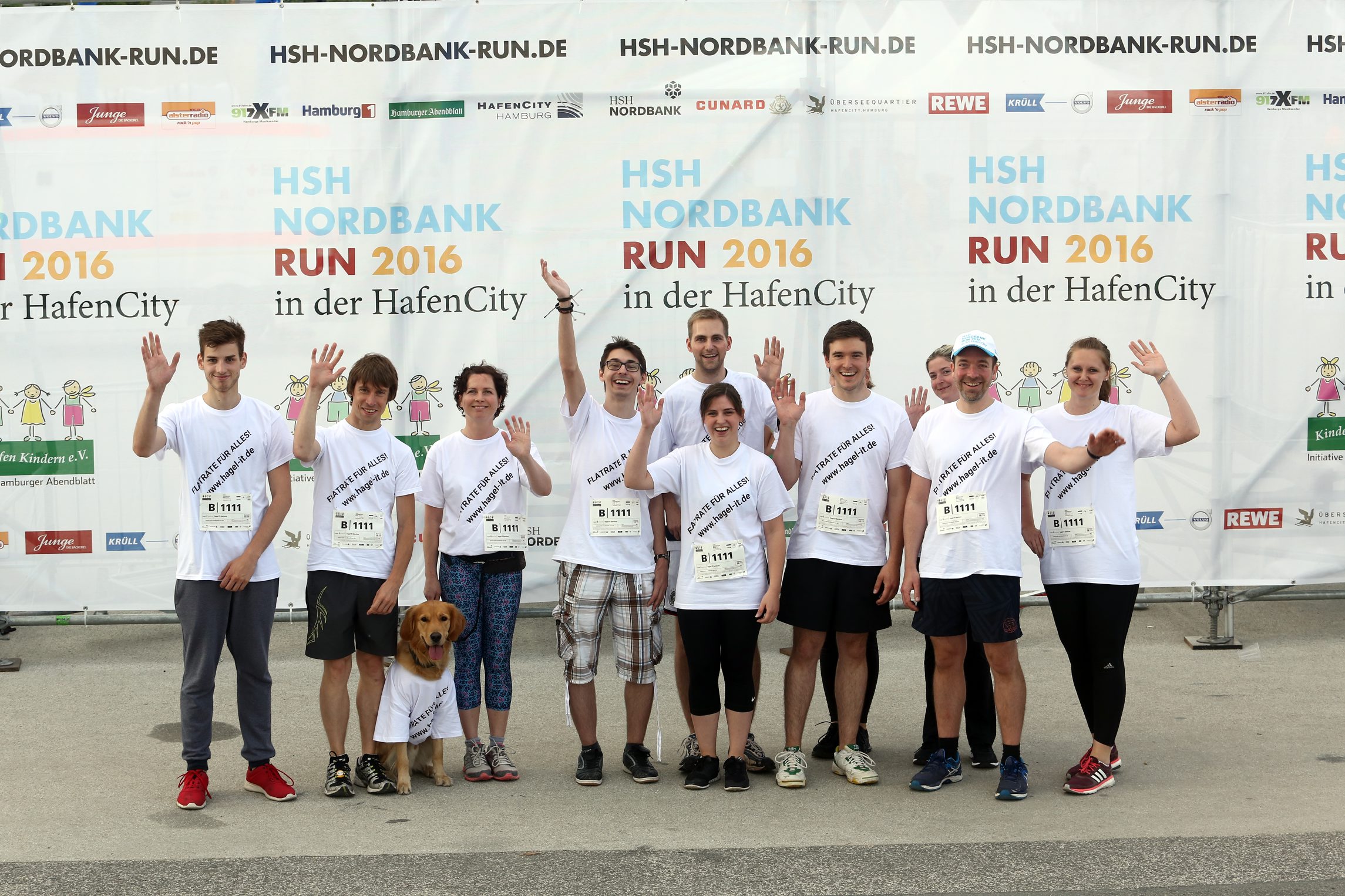 hagel IT Team beim HSH Nordbank Run 2016 in der HafenCity Hamburg