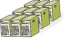 Viele Server zu einem virtualisieren in der cloud