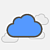 Free cloud storage icon vector