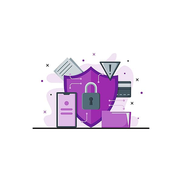 Free internet security digital vector