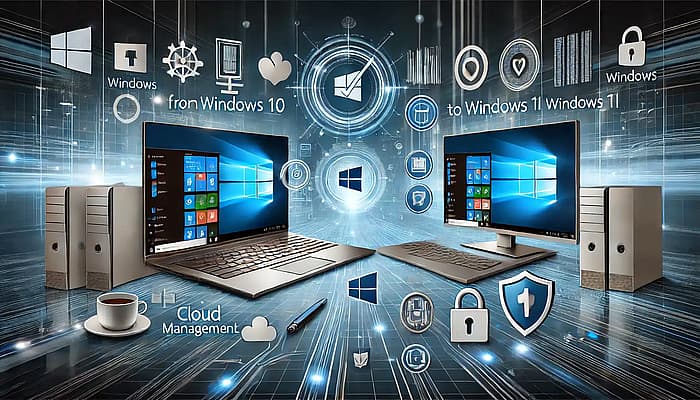 Windows 10 zu 11 Migration für Unternehmen Übersicht